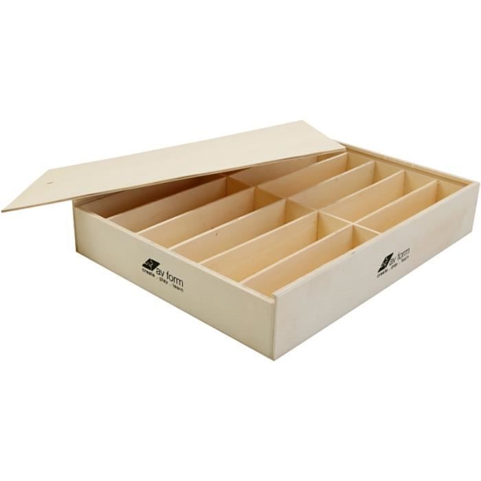 Storage Box - Unspecified - Large - Solid Wood - White Color