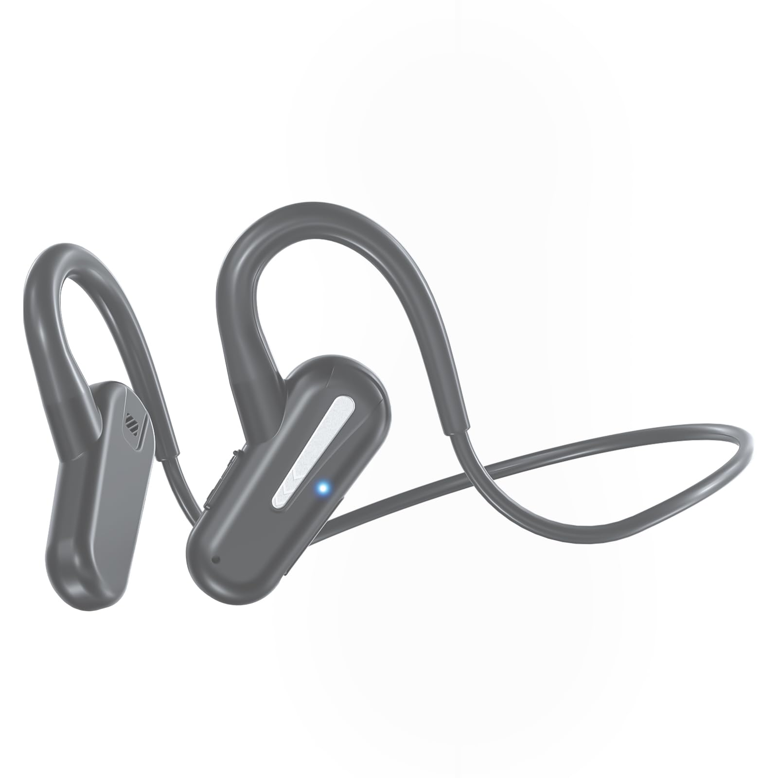 

Air Conduction Wireless No Ear Blockage Earphones, Open-Ear Earphones, Headphones, (Gray)