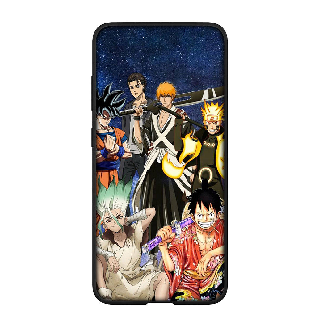 Phone Case for iPhone 17 15 16 Plus Redmi Note 14 12 11 13 Pro Max Huawei P30 P20 Lite OPPO A60 A40 A80 A18 A16 A54 Cartoon Naruto Uchiha Sasuke Cover