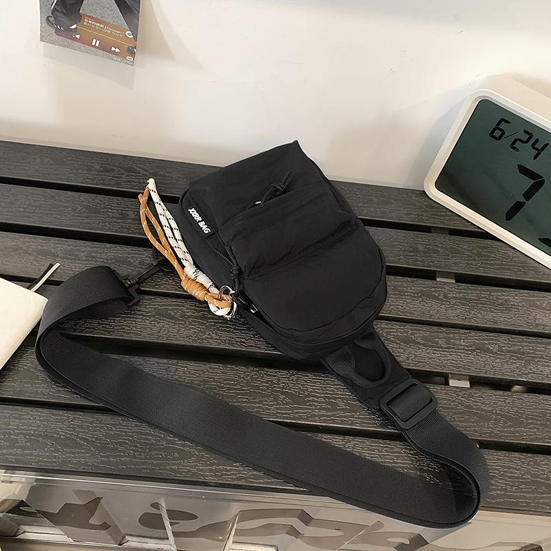 Breast Bag Women'S Trend Small Satchel Personalized Fashion Brand Crossbody Backpack Men'S Casual Mini Mobile Phone Bag