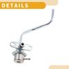 Car Fuel Injection Pressure Regulator for Chevrolet 1.6L Tracker 1998 96068642/1516058B00 Aluminum Alloy 20-70 Psi Corrosion Resistant 1 Pc