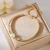 Pearl Bead Star-Shaped Bracelet Adjustable Casual Bracelet Bangle Woven Bracelet  Women