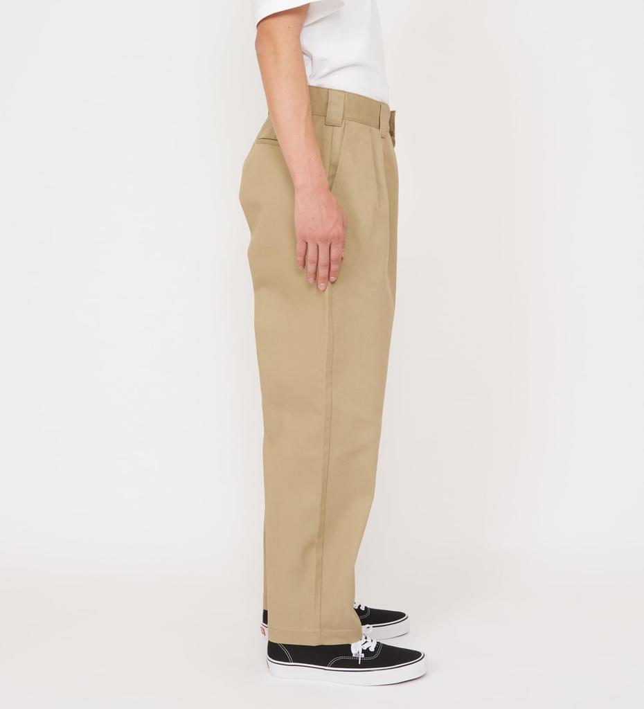 [Dickies] 2-Pleat Work Pants DB2018-0014 Khaki 28
