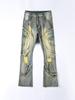 Men's Ripped Micro-flare Fringed Elastic Denim Jeans - New Arrival