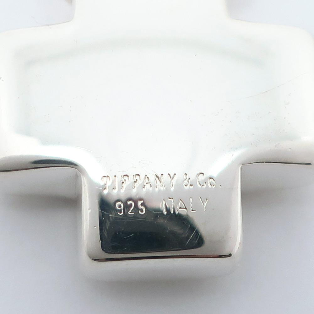 TIFFANY&Co. Römisches Kreuz Halskette Kugelkette Silber925 Kreuz 13,6g Damen Gebraucht