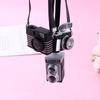 Plastic Toy Doll SLR Camera Mini Doll Camera Dollhouse Miniature Camera Miniature Digital Camera