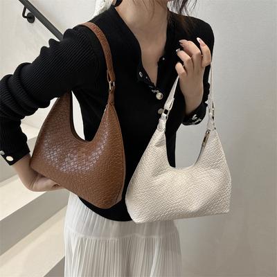 Solid Color Casual Large Capacity Fashion 2025 Retro New Beautiful Armpit Bag Shoulder Handbag Women's Bag