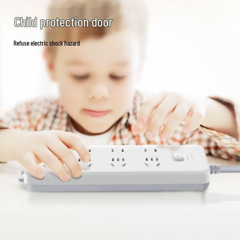 BULL New Standard 8-Outlet Power Strip, 5m Cable