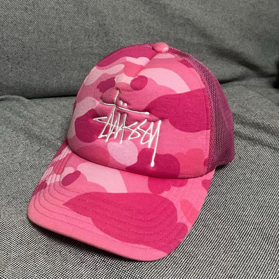 Used Rare item STSSY & A BATHING APE Cap