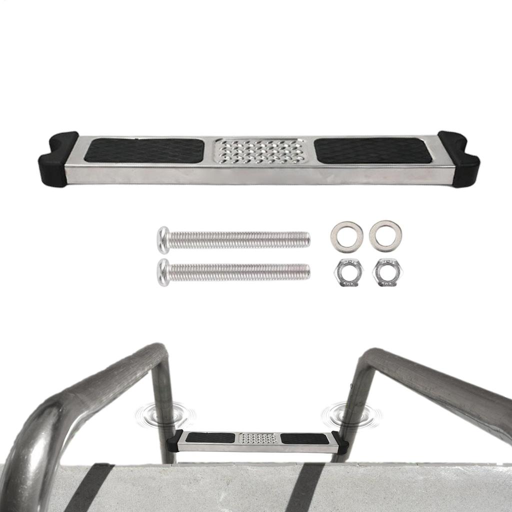Pool Ladder Steps Replacement 1.9 Inch Non-Slip Heavy Load Capacity Pool Ladder Rungs for Home Villa Hotel Resort Water Park Spa