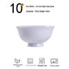 Jingdezhen Pure White Underglaze Ceramic Rice Bowls