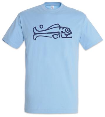 Inca Fish I T-Shirt Empire Tattoo American Indians Indian Tribe Symbol Sign