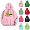 Pull léger à manches longues pour femme avec poches et sweat à capuche graphique Preppy