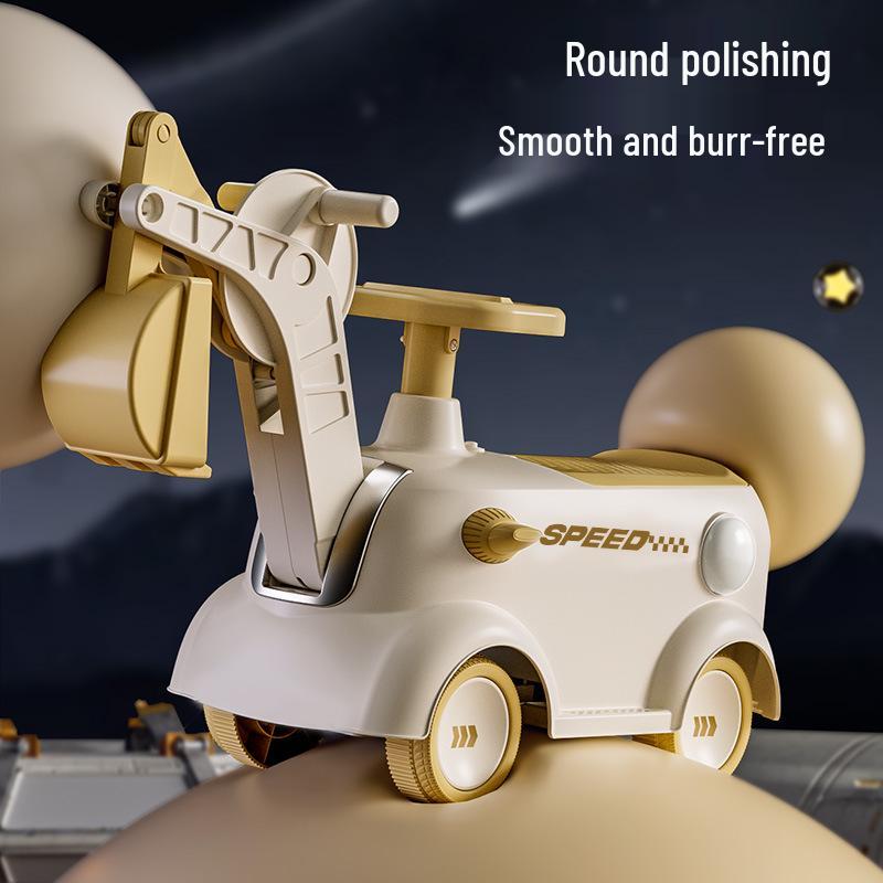 Four-Wheel Balance Bike & Stroller for Kids 1-3 Years