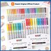 Xiaomi 6/18/25 Colors Double Tibs Highlighter Pen Kawaii Marker Candy Colored Markers School Office Stationery Highlighters Cute Pens