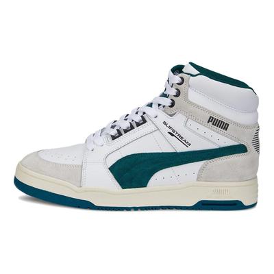 Slipstream Mid Heritage Sneakers Wysokie Trampki Unisex Białe Zielone 386545-02