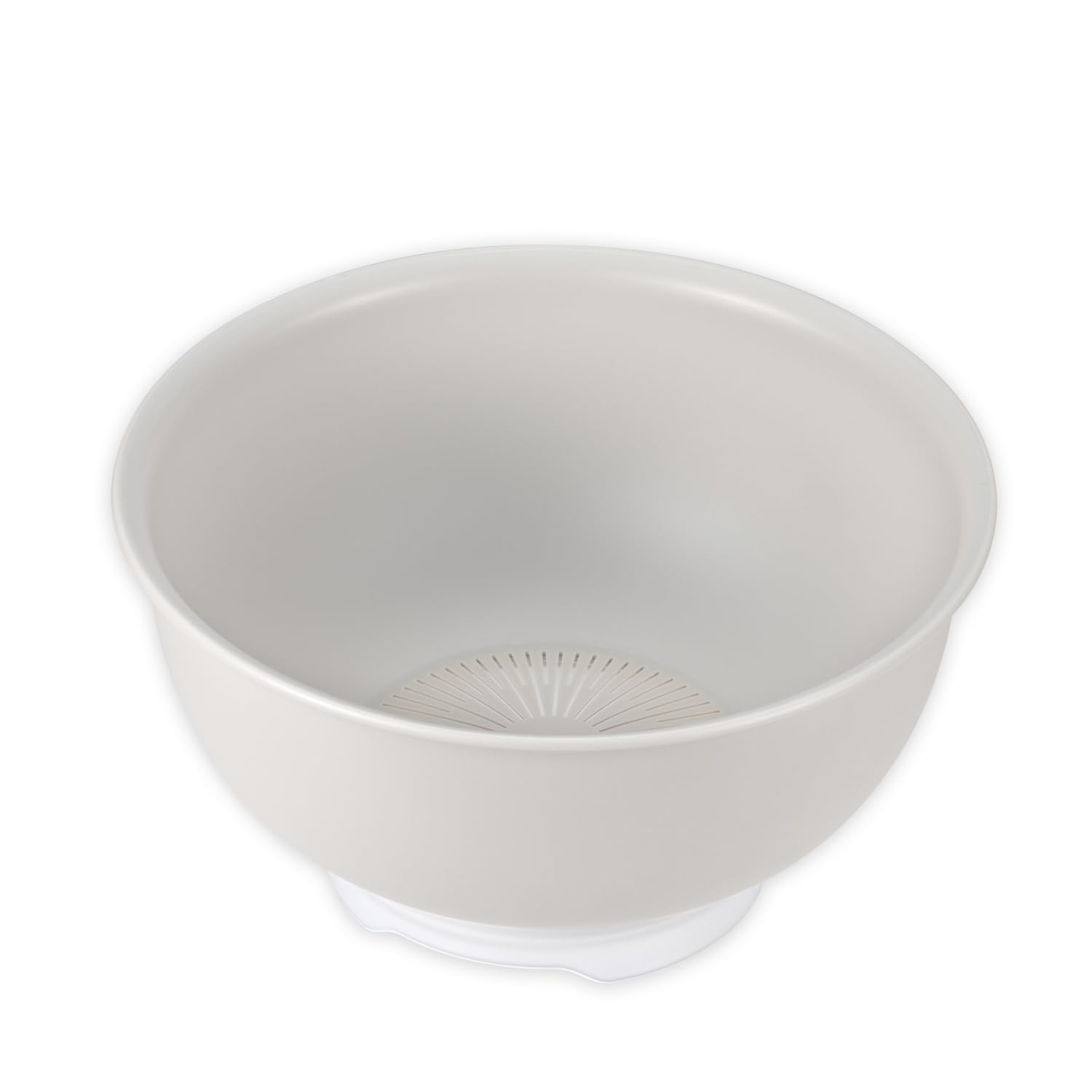 Akebono Sangyo Top Pick Rice Washing Made in Japan KomeKore! Bowl, Gray, 2.6L,