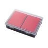 File Container Box Clear Supplies with Cover for Books Paper Stamps