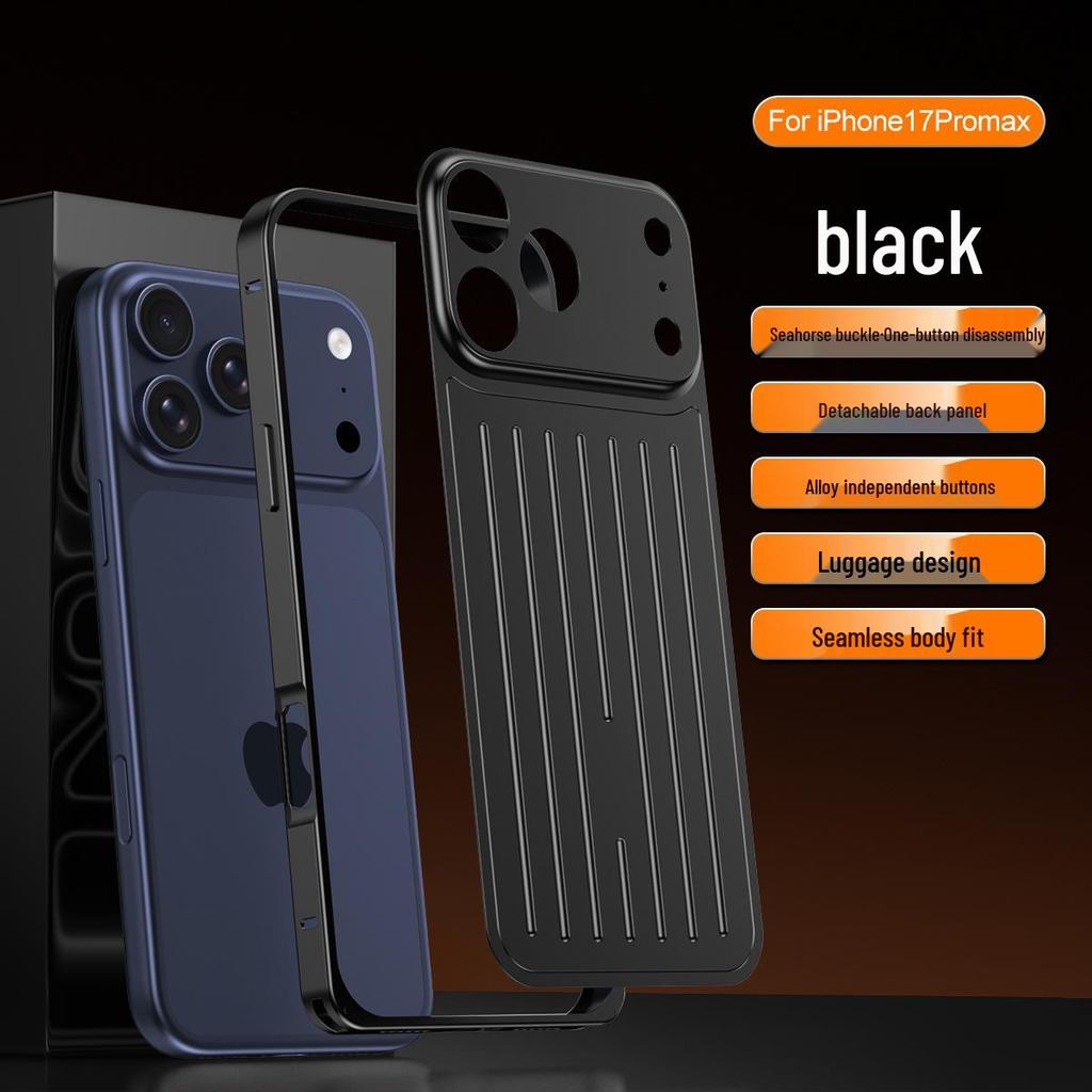 Custodia Ultra-Sottile Resistente alle Cadute in Alluminio per iPhone 17 Pro Max