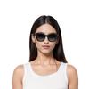 Chanel Square Sunglasses With Gray Lenses And Heart Shape Women Sunglasses Black CH5478-C501