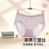 Fenteng 3-Pack Women's Lyocell Mesh Lace Triangle Underwear