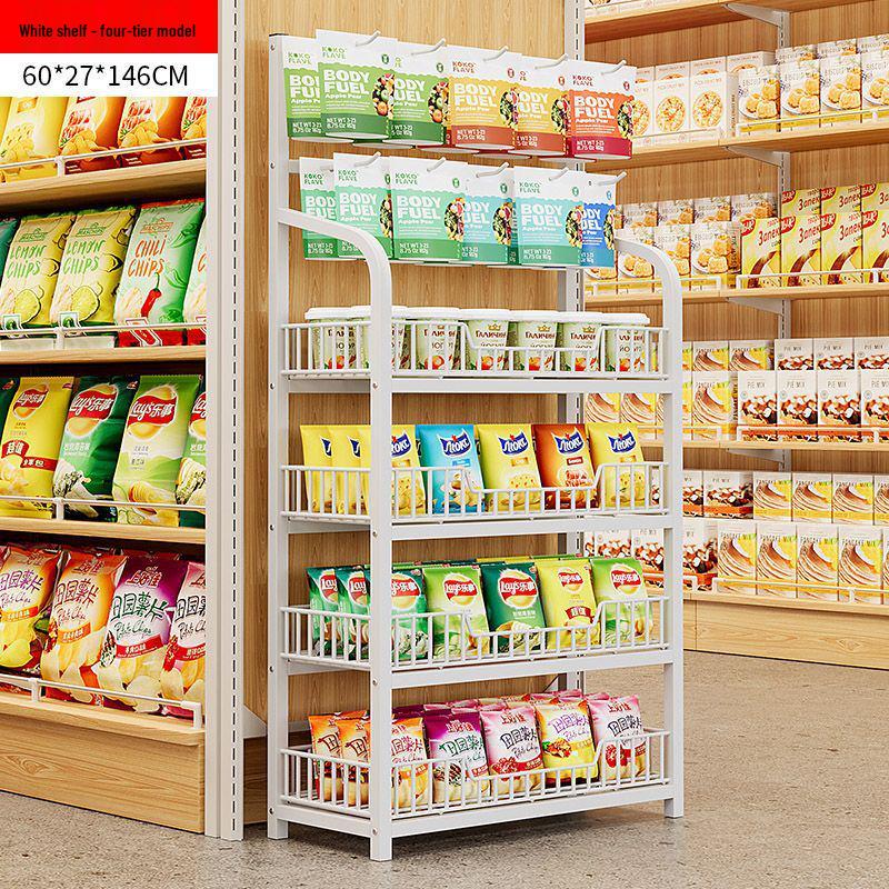 Multi-layer Snack & Drink Display Stand for Checkout Counters and Toy Shelves