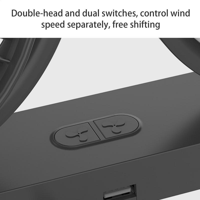 USB Car Fan USB Car Fan Auto Cooler Cool Gadgets Air Conditioner 360 Degree Rotatable 3 Speeds Suction Cup 12V 24V Cooler For RV