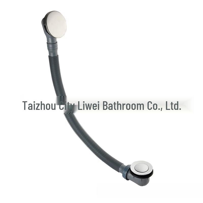 LANGZHIWEN Plastic Pop-up Bathtub Drain with Overflow