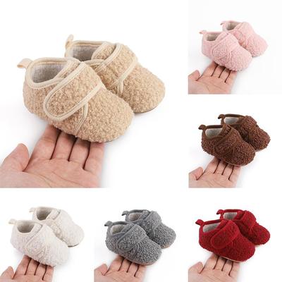 Zapatos de Algodón para Bebé Gamilo para 0-12 Meses, Suela de Goma Suave para Interior para Niños y Niñas