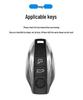 MG7 New Key Fob Cover: Metal Car Accessory with High-End Design for MG7 Remote Key (2023)