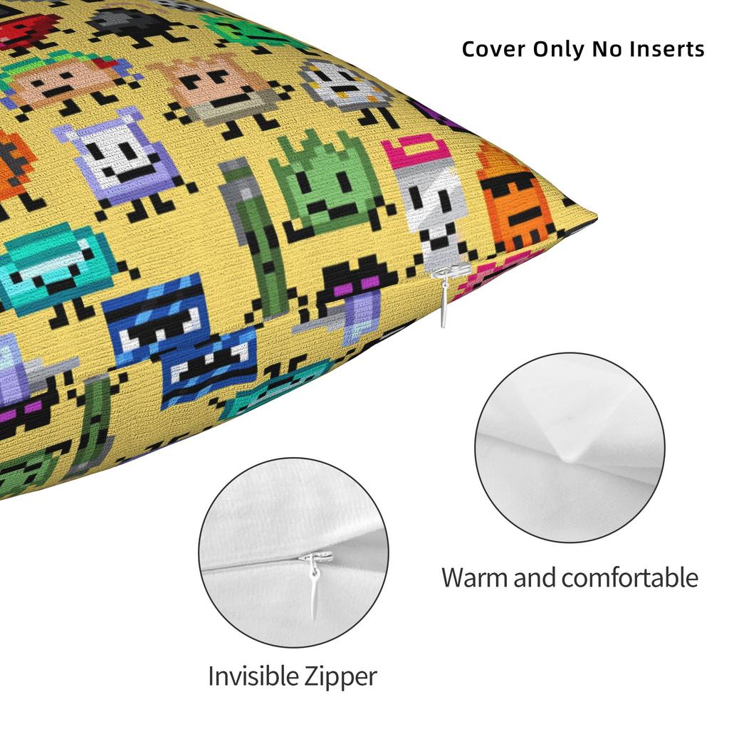BFDI Inanimate Insanity All Characters Pillowcases Novelty Pillow Case For Couch Sofa Bedroom Comfy Pillow Cover