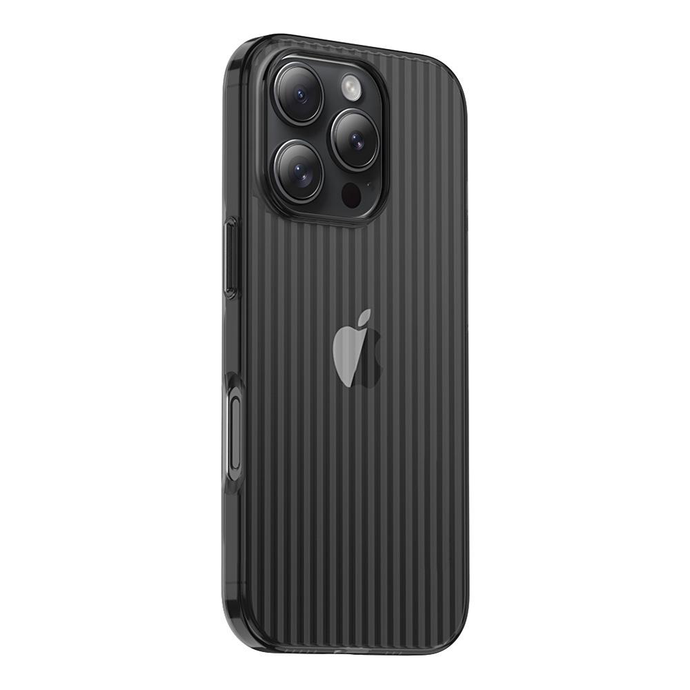 Applicable to Apple 17proMax matte corrugated pattern mobile phone case iPhone16 ultra-thin ice mist 15 anti-drop protective case
