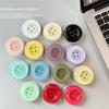 Candy Button Telescopic Air Cushion Ring, Mobile Phone Airbag Bracket, Magnetic Desktop Support, Niche Accessories, Decorations