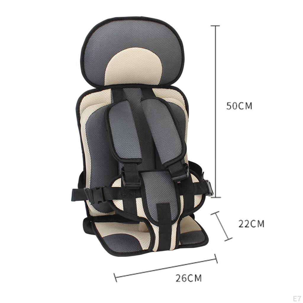 Baby Car Seat Cushion Support Travel Harness Children Cushions Brown
