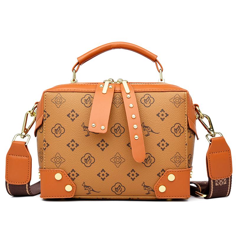 

Ретро Роскошная женская сумка через плечо PU модная мини-сумка в стиле Бостона в винтажном элегантном стиле через плечо