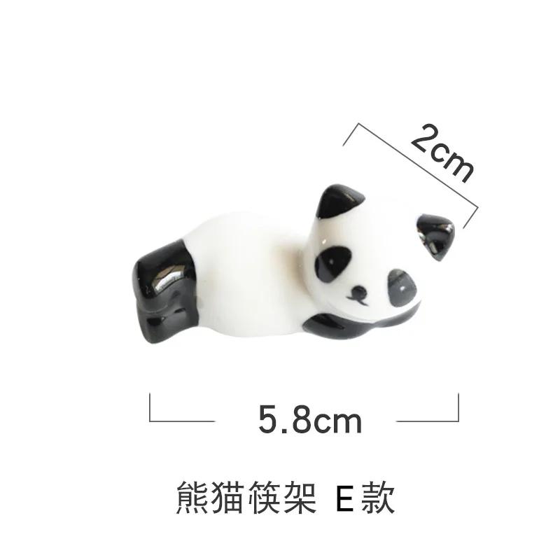 Mode Keramik Essstäbchen Cartoon Halter Ständer Panda Essstäbchenhalter Matte Essstäbchen Pflege Mode Küchengeschirr Werkzeuge