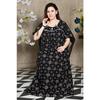 Cotton Women Printed Plus Size Night Gown Indian Nightwear Sleepwear Nighty