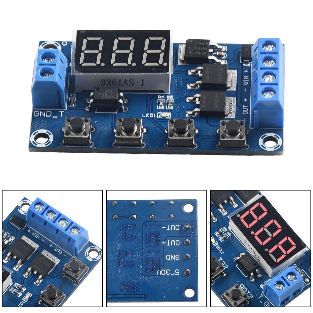 For Motors Lights LED MOS Module Timer Relay Module Digital Relay Delay Board Multifunctional Tube Control Switch