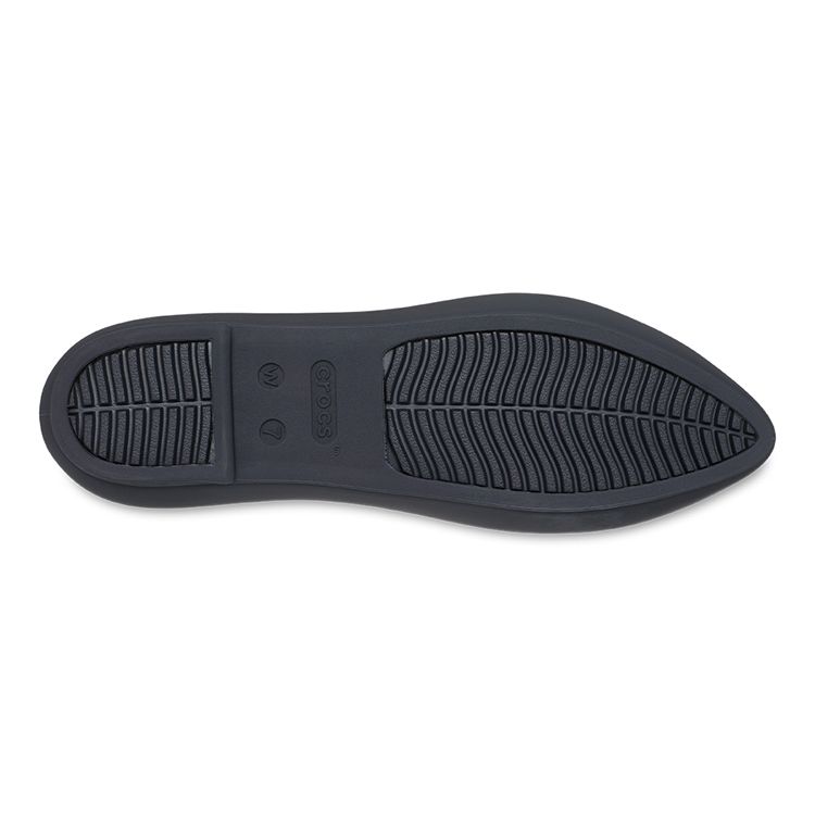 Crocs Brooklyn Pointed Flat Casual Shoes Women Flats Dark-Blue 210169-4LH