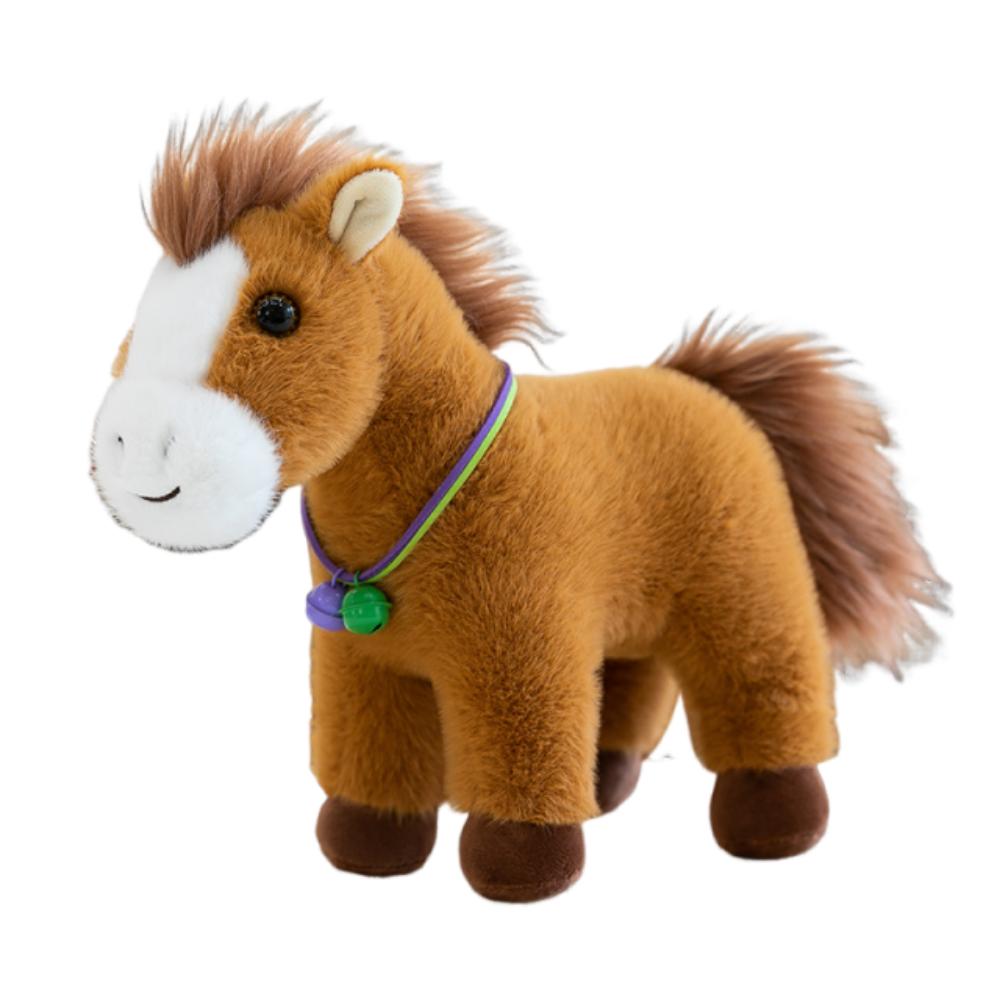 Creative Horse Plush Doll Mascot Dolls Zodiac Pony Figurine Stuffed Animal Doll  Birthday Gift