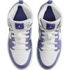 Jordan Air Jordan 1 Abrasion Resistant Mid Top Children's Basketball Shoes Purple White Kids' DQ8424-500