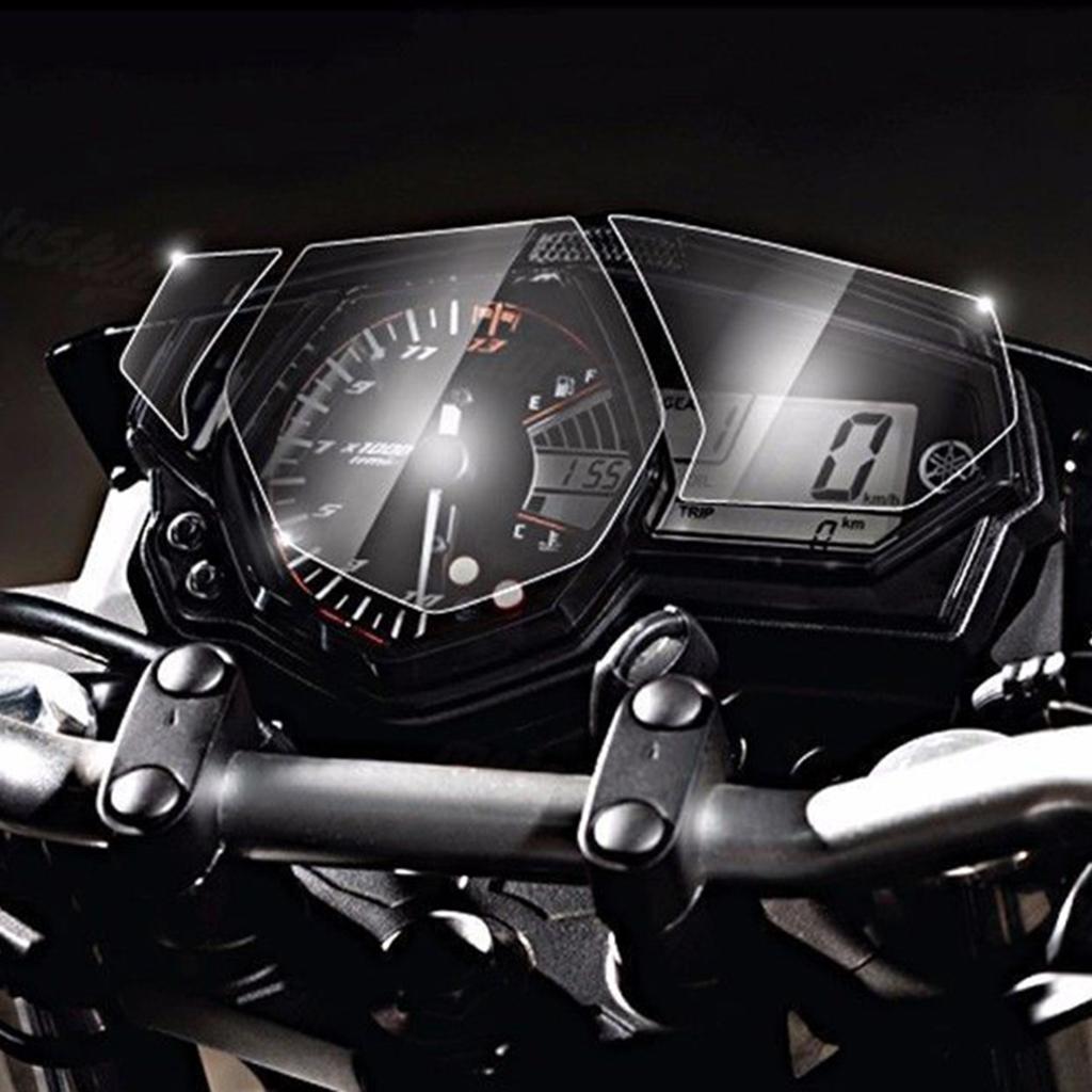 Clear Anti Scratch Motorcycle Instrument Screen Protector Durable Plastic Film for Yamaha MT 03 Cluster