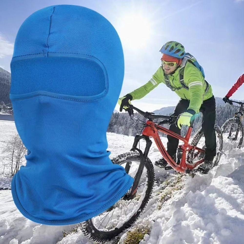 Fleece Cycling Balaclava Windproof Helmet Liner Hats Motorcycle Cycling Helmet  Men Women