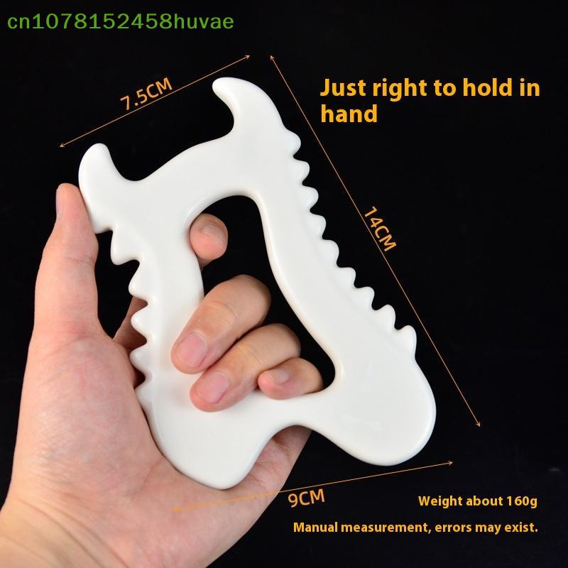 1 Pc Ceramic Gua Sha Soard Skin Scraping Tools Face Massager Head Massager Whole Body Relax Body Meridian Scraper Massage Tool