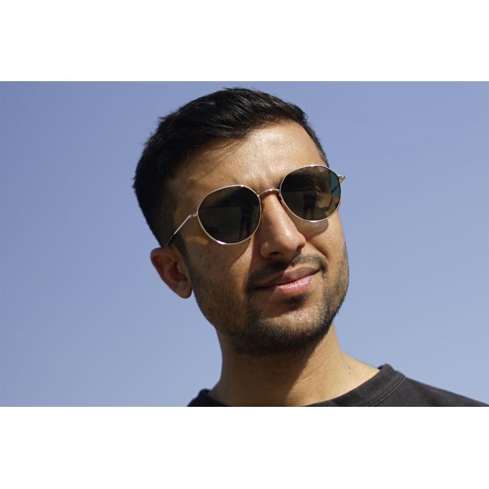 Full Rim Oval Gold Smartbuy Collection Greye Sg 928d Fashion Unisex Sunglasses