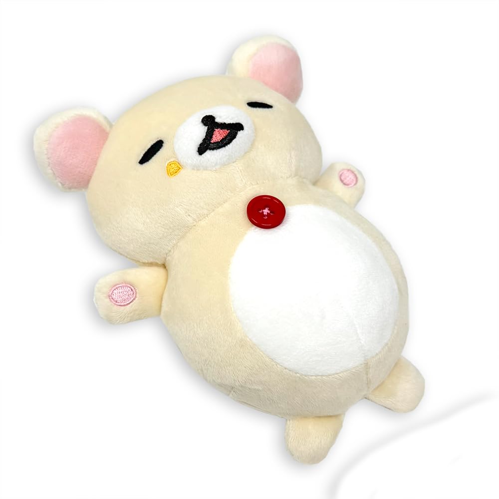 

Rilakkuma Fully Filled Plush Toy 19cm Mascot Large Cute Everyone s Approx. (Korilakkuma (White))