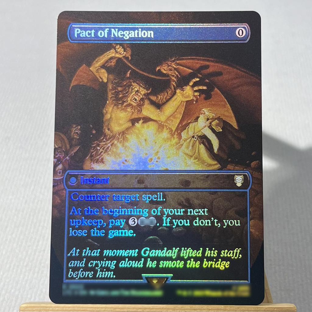 LTR LTC FOIL3--002 Tcg Proxy Magical Cards Cabal Coffers The Great Henge Ancient Tomb The One Ring Pact of Negation Gathering