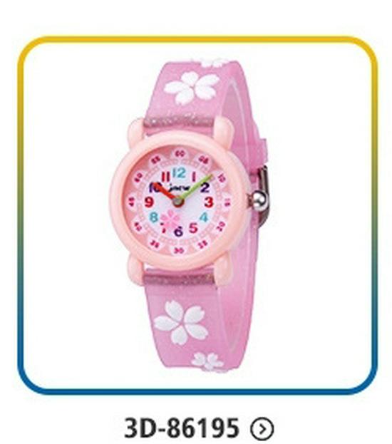 Children's 3D Cartoon Waterproof Quartz Watch for Primary School Students