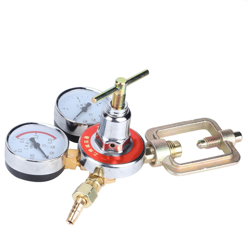 0.25x4MPa Acetylene Pressure Regulator Gauge Acetylene Pressure Regulating Reducing Valve
