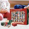 Advent Calendar 2025 Christmas Jigsaw Puzzles 24 Days Christmas Countdown Calendar Christmas Cats Jigsaw Gift Family Game Puzzle